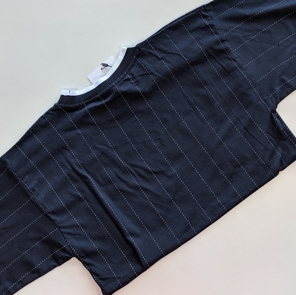 IVY PARK Baseball Pinstripe Boyfriend Fit T-Shirt - Picture 4 of 8